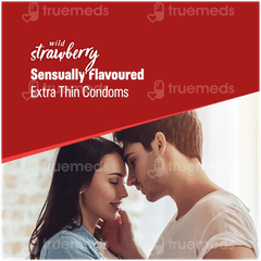 Durex Extra Thin Wild Strawberry Condoms 3